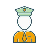 Flight Captain Vector Icon