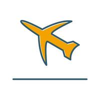 Flight Takeoff Vector Icon