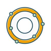 Atomic Structure Vector Icon