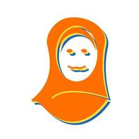 Islamic Woman Vector Icon