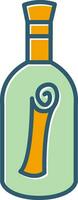 Scroll in Bottle Vector Icon