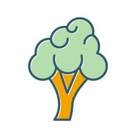 Broccoli Vector Icon