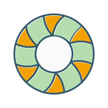 simita el icono del vector