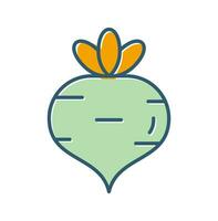 Turnip Vector Icon