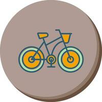 icono de vector de bicicleta