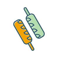 Corn Dog Vector Icon