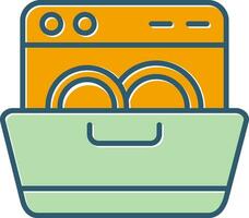 Dishwasher Vector Icon