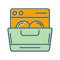 Dishwasher Vector Icon