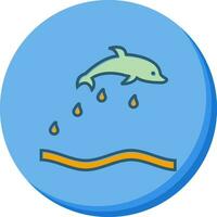 Dolphin Vector Icon