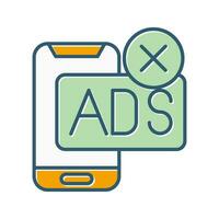 AD Block Vector Icon
