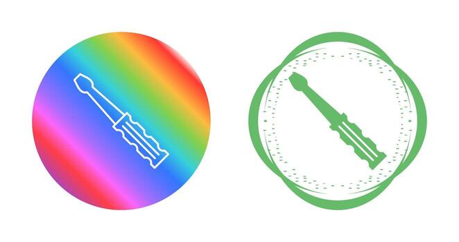 icono de vector de destornillador