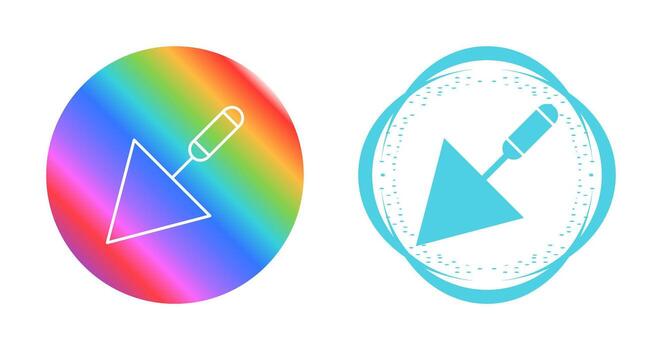 icono de vector de paleta