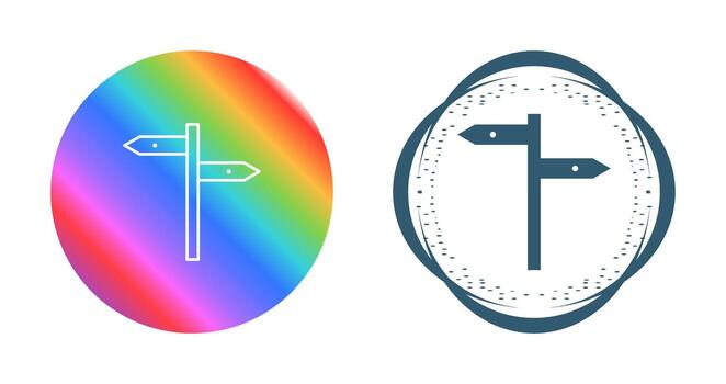 Directions Vector Icon