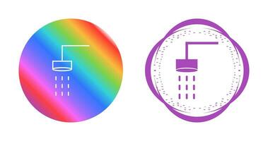 icono de vector de ducha