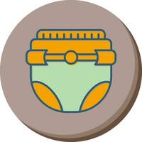 Diaper Vector Icon