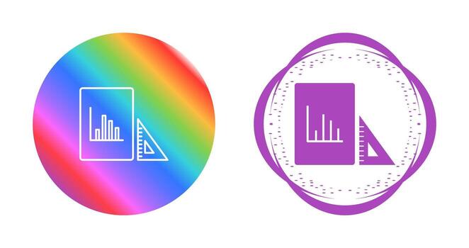 Establecer icono de vector cuadrado y gráfico