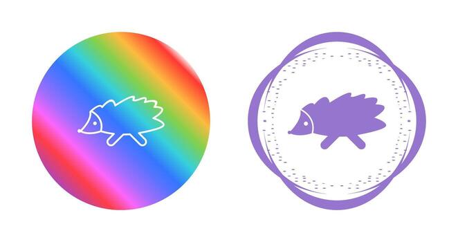Hedgehog Vector Icon
