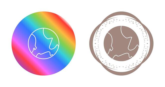 icono de vector de tierra