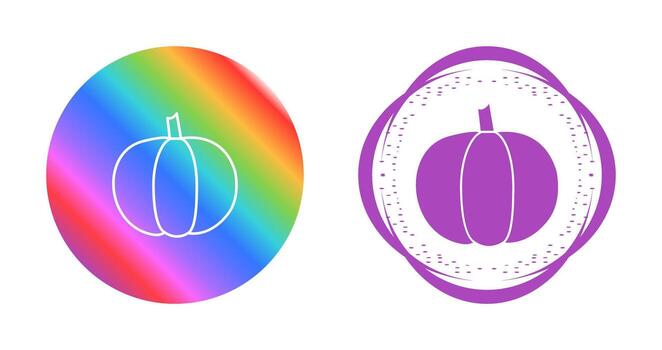 icono de vector de calabaza