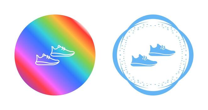 icono de vector de zapatos