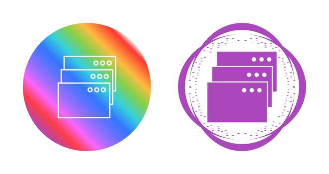 Tabs Vector Icon
