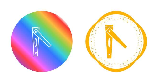 icono de vector de cortador de uñas