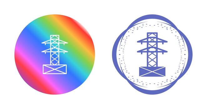 Electricity Tower Vector Icon