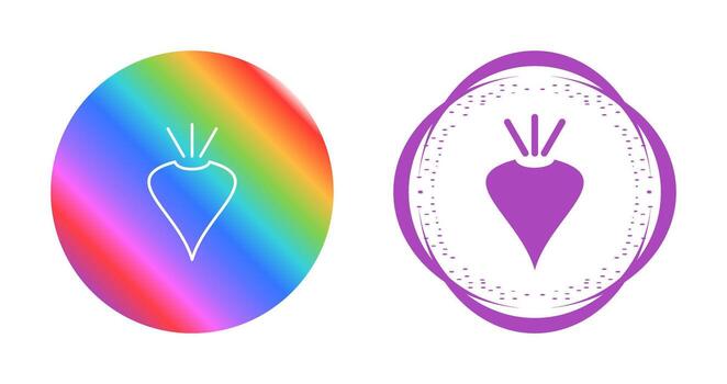 icono de vector de remolacha