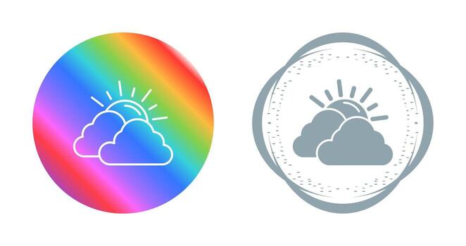 icono de vector de nube