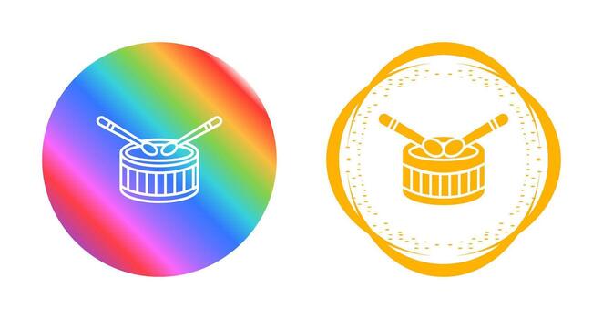 icono de vector de tambor