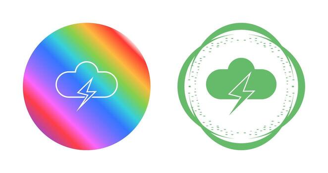 icono de vector de nube