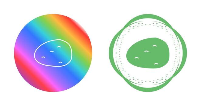 icono de vector de patata