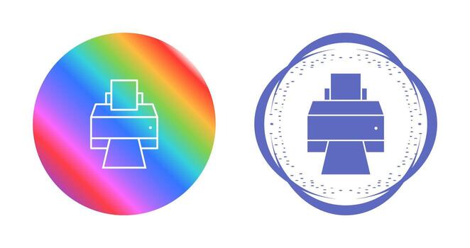 icono de vector de impresora