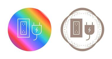 Plug and Socket Vector Icon