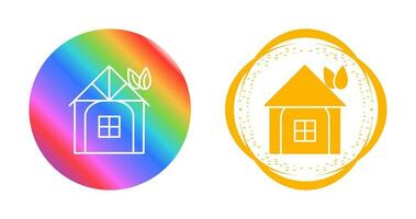 Eco friendly House Vector Icon