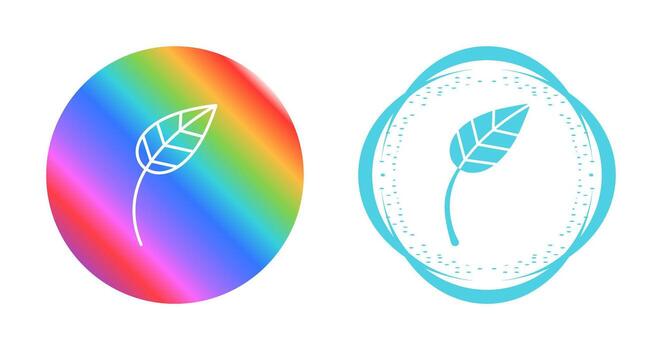 icono de vector de hoja