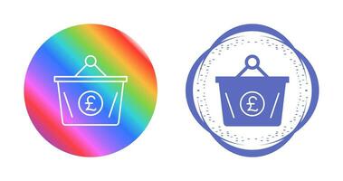 Pound Basket Vector Icon