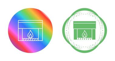 Fireplace Vector Icon