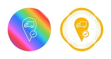 Valid Destination Vector Icon
