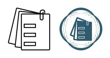 Attached Documents Vector Icon