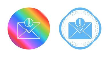Urgent Mail Vector Icon