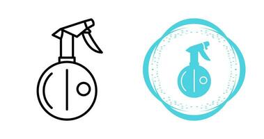 Water Spray bottle Vector Icon