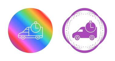 Time Based Delivery Vector Icon