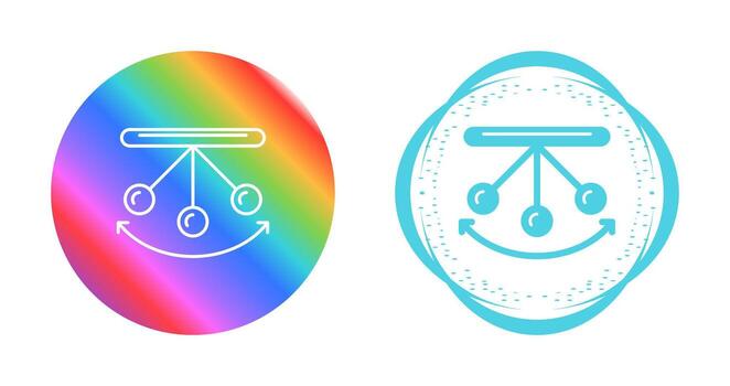 icono de vector de péndulo
