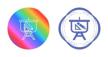 Designing Presentation Vector Icon