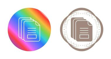 icono de vector de documento