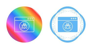 Website Attack Vector Icon