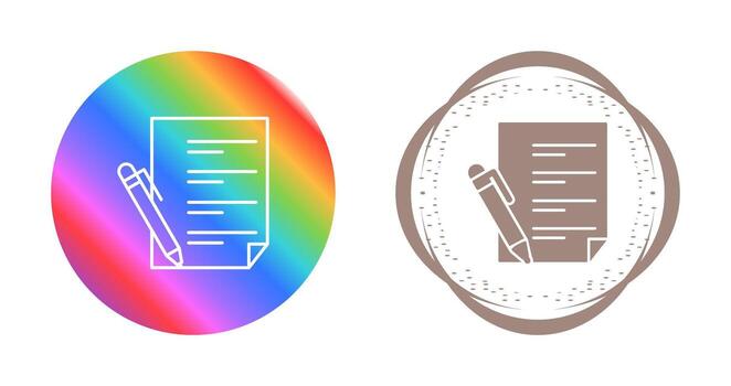 escribir icono vectorial vector