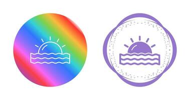 Sunset Vector Icon