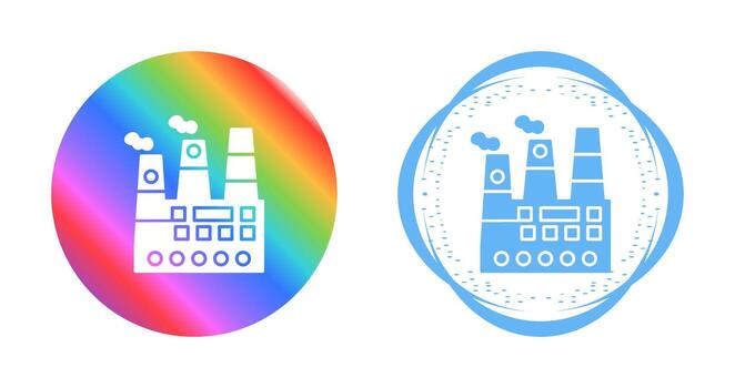 icono de vector de fábrica